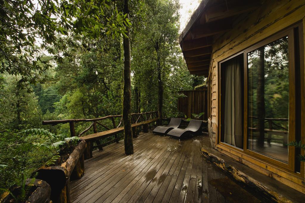 Huilo Huilo Nawelpi Lodge Puerto Fuy Buitenkant foto