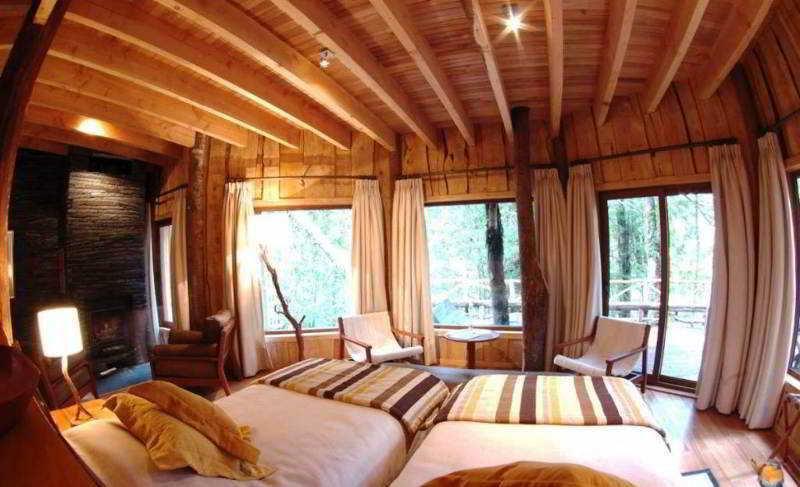 Huilo Huilo Nawelpi Lodge Puerto Fuy Buitenkant foto